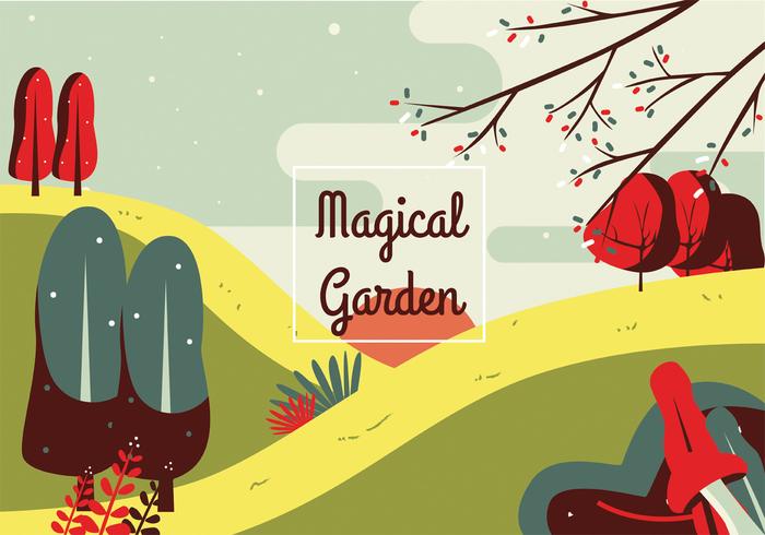 Magical Garden Vector Design