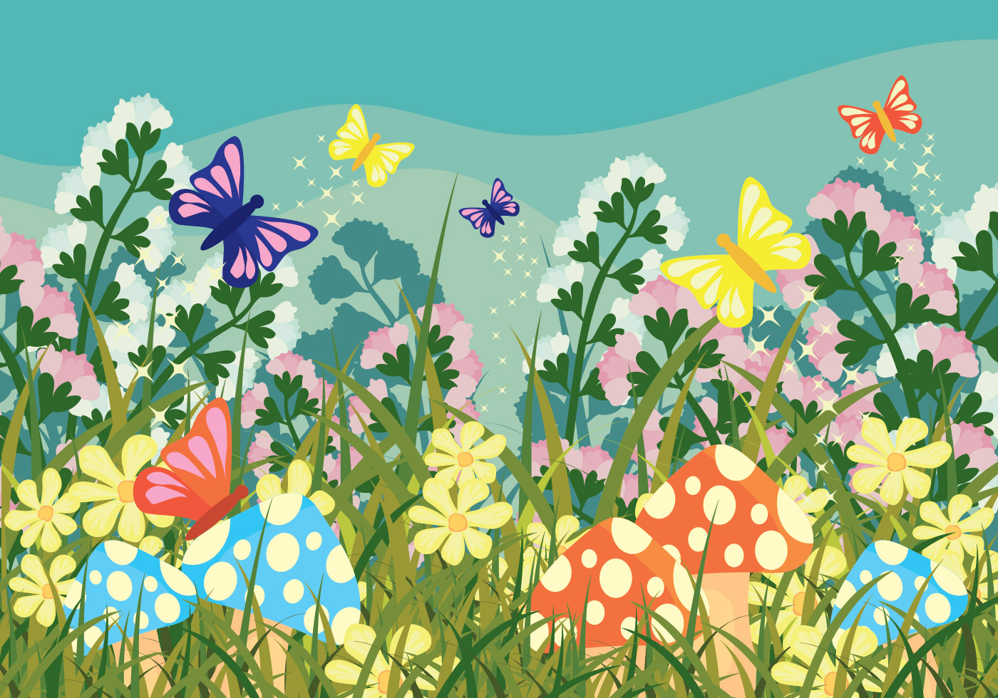 Download Butterfly Border Free Vector Art - (12,170 Free Downloads)