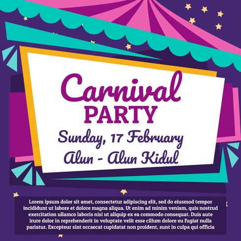 Carnival Poster vector