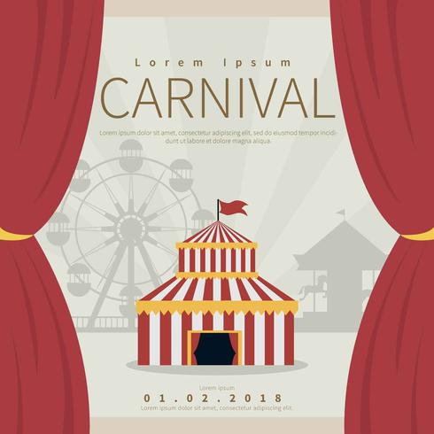 Carnival Poster Illustration vector