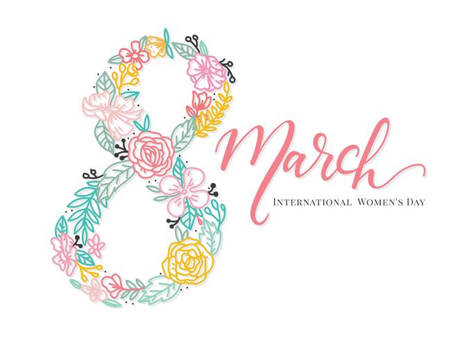 International Women's Day Background Vector