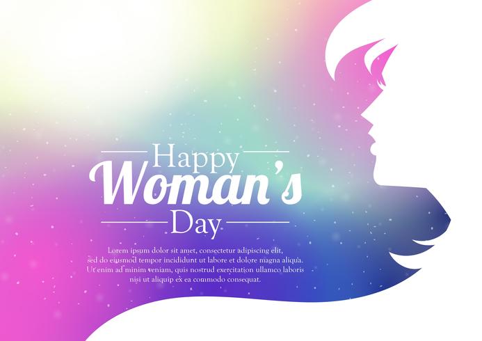 International Womens Day Card vector