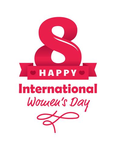 International Women's Day Poster vector