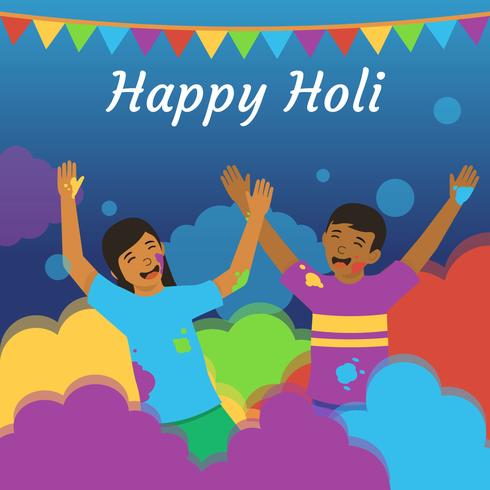 Happy Holi Festival vector