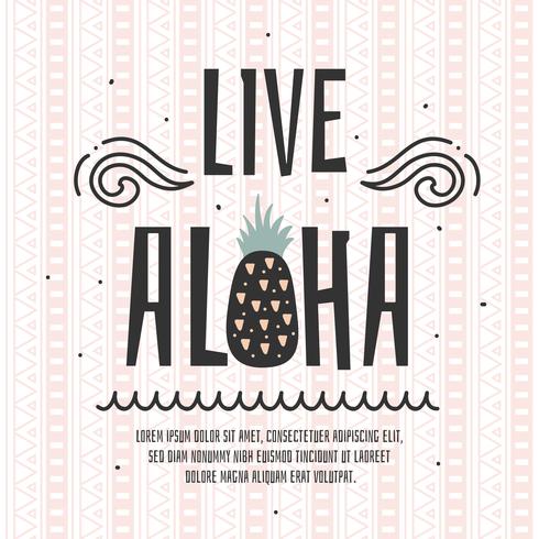 Live Aloha Vector