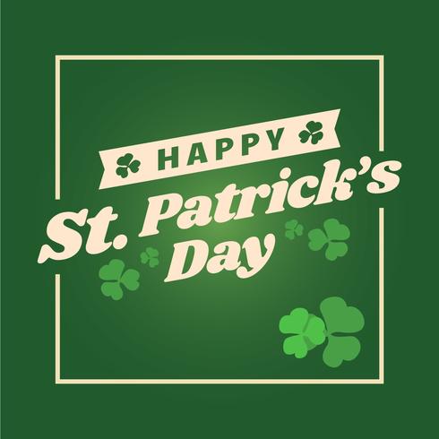 Happy St. Patrick's Day Background vector