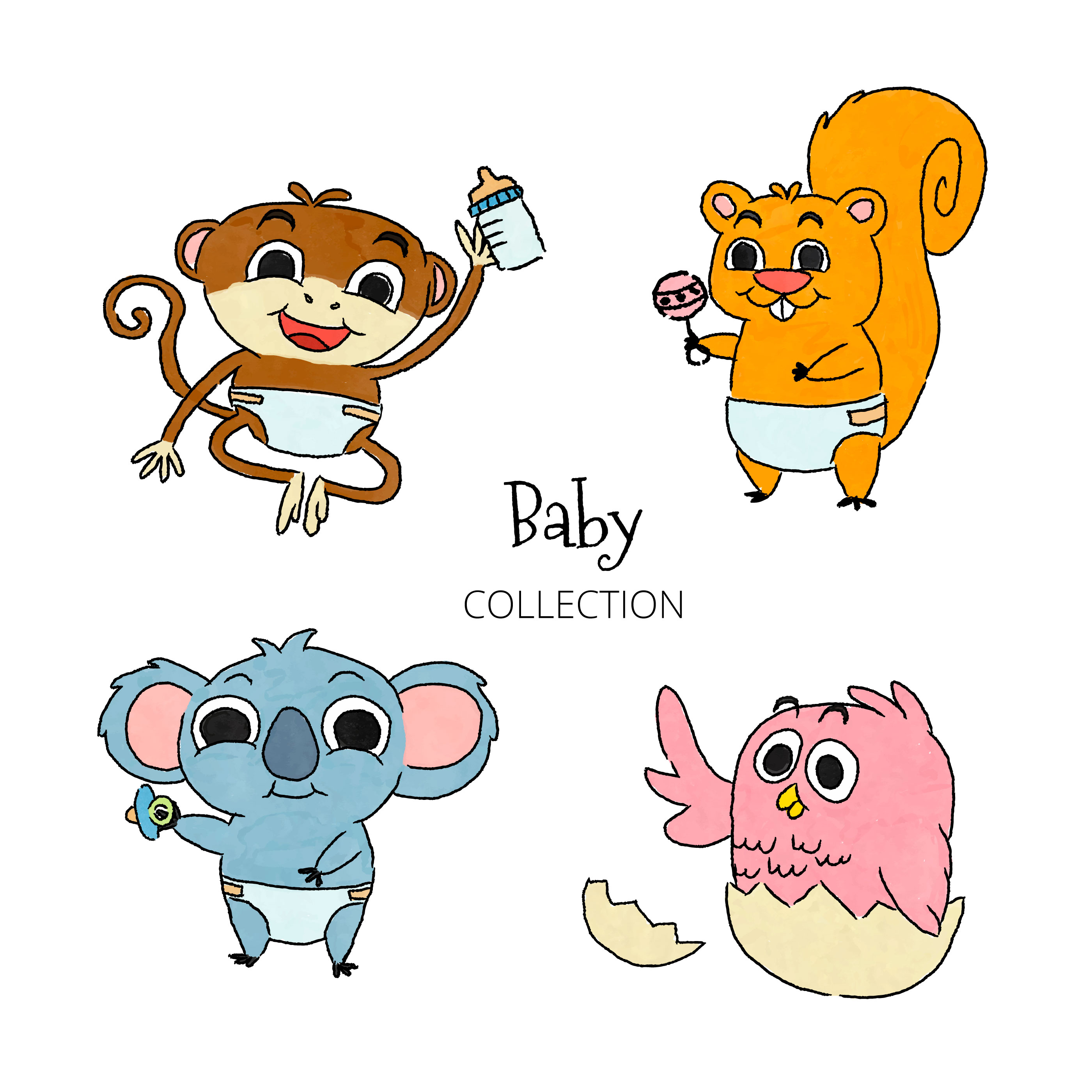 Free Free Baby Animal Svg 626 SVG PNG EPS DXF File