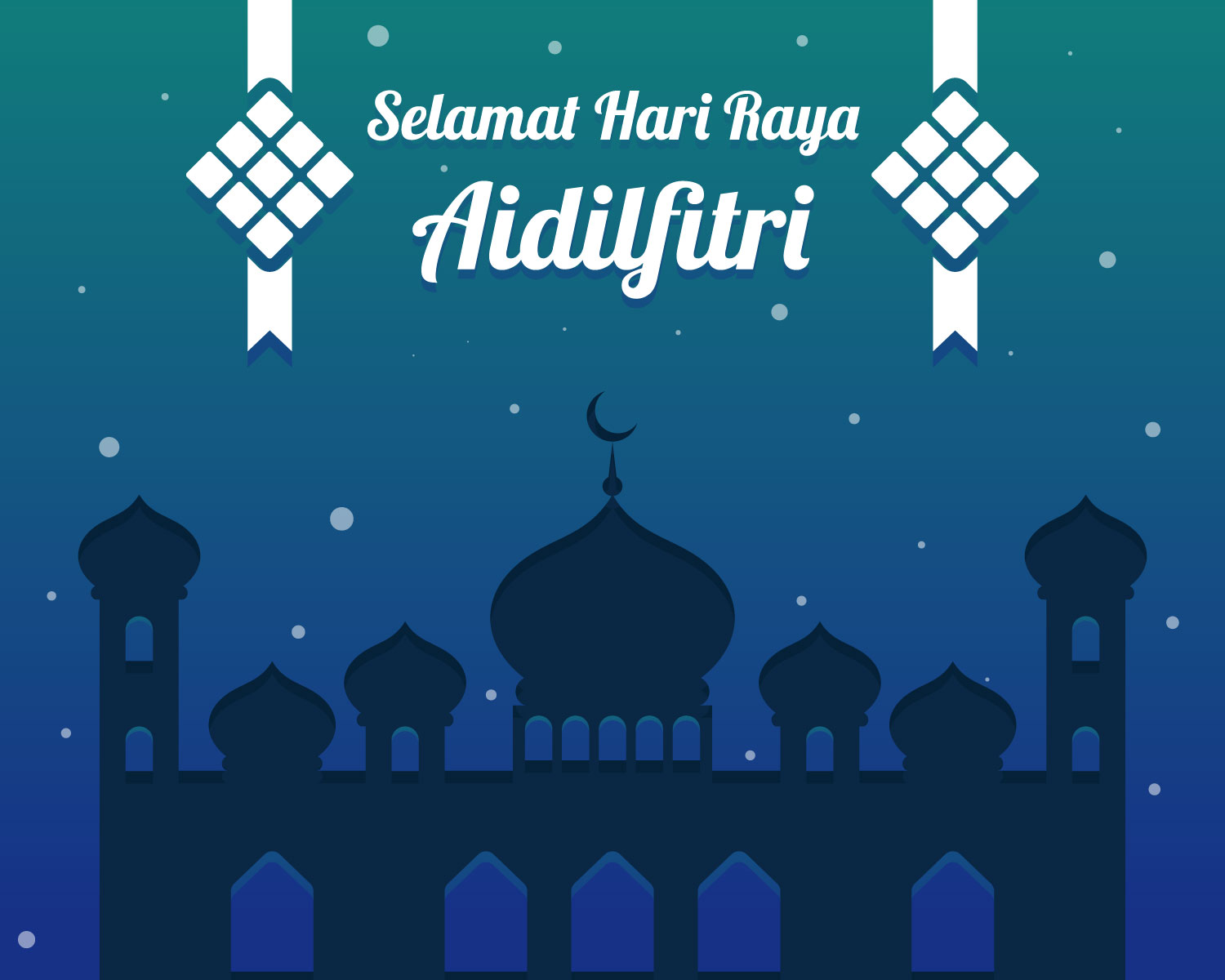 Selamat Hari Raya Card Design