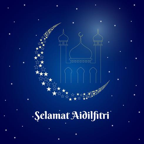 Selamat Hari Raya Aidilfitri Vectors