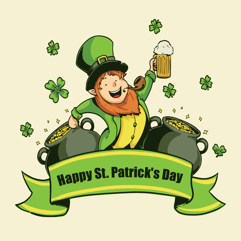 Ilustración del día del St Patricks vector