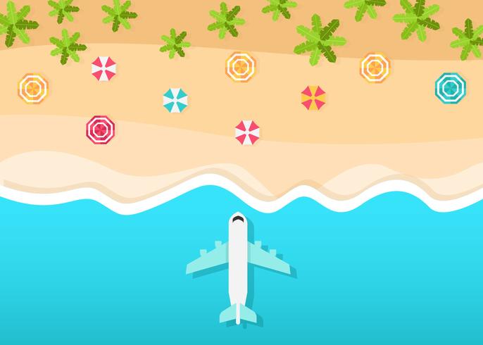 Beach View Vector