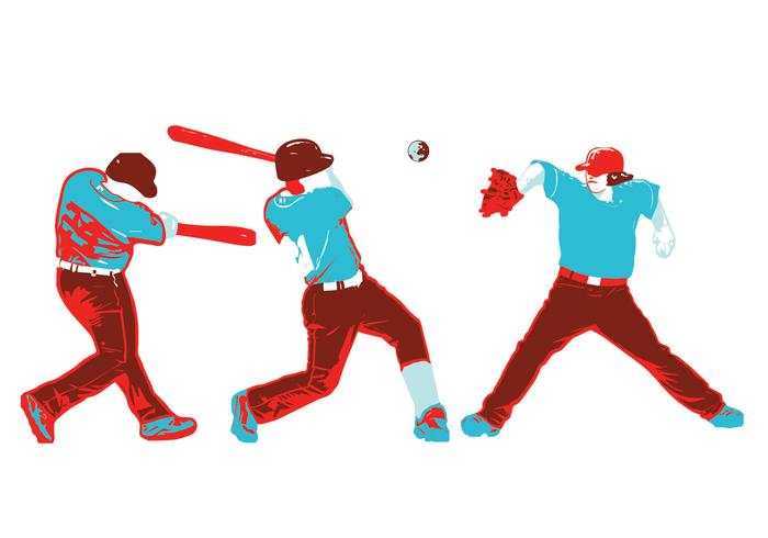 Baseball Player Vector Pack