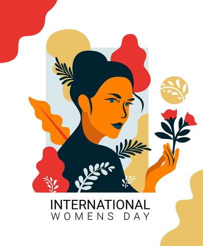 International Womens Day Vector Illustration