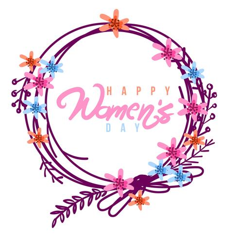 Happy Women Day Background vector