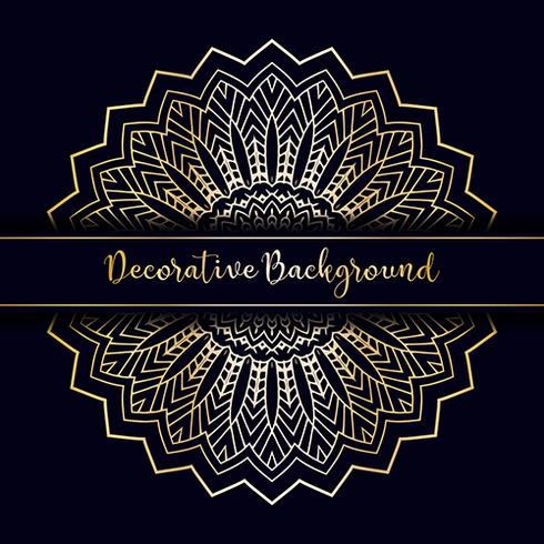 Diseño elegante mandala vector