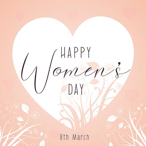 Decorative Women's Day background vector