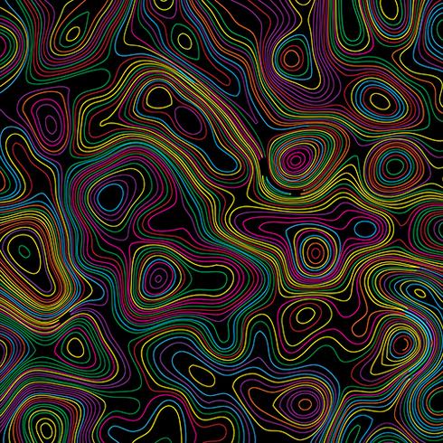 Fondo de estilo topográfico abstracto vector