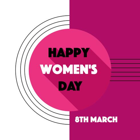 Happy Women's Day Vector