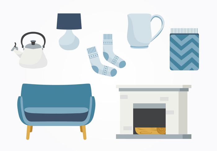 Hygge Essentials Decoration Vector Pack