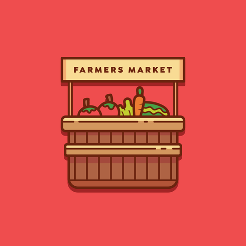 Farmers Market Logo Vector