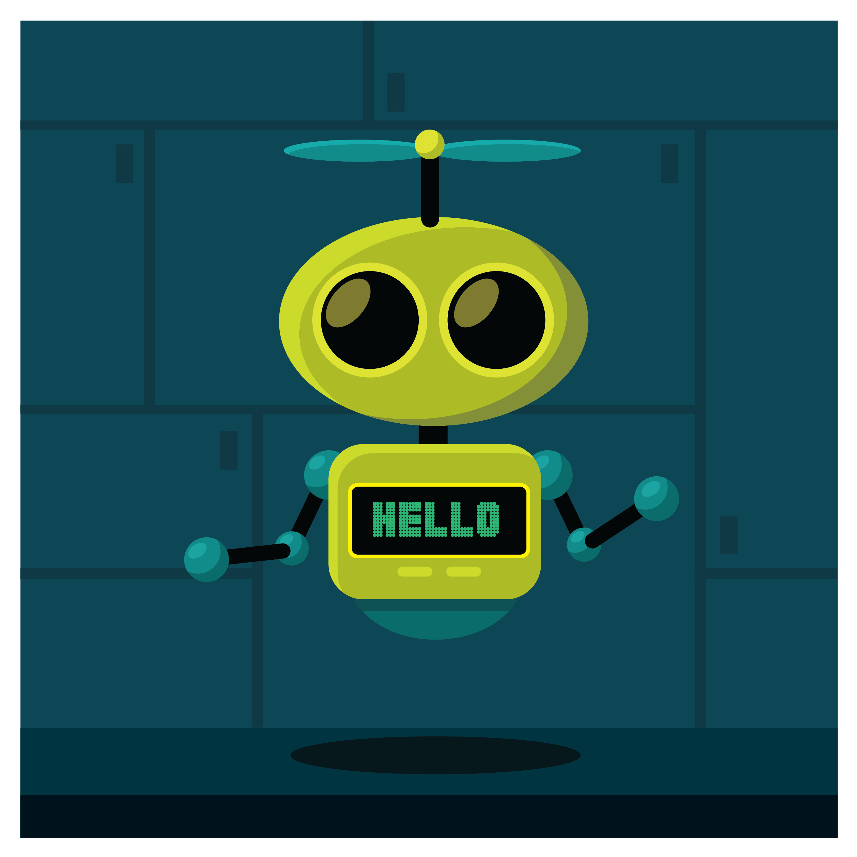 Robot Character Design 192101 Vector Art at Vecteezy