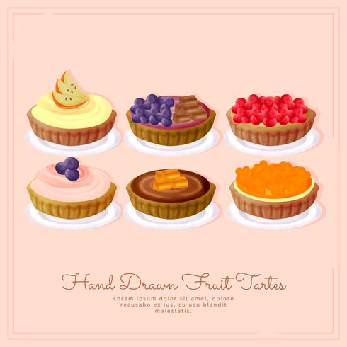 Vector Fruits Tartes