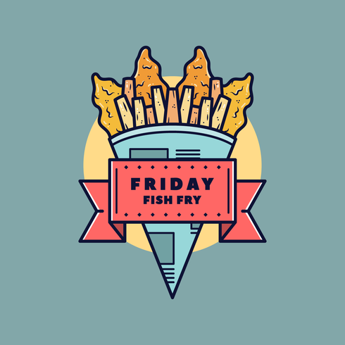 Friday Fish Fry vector