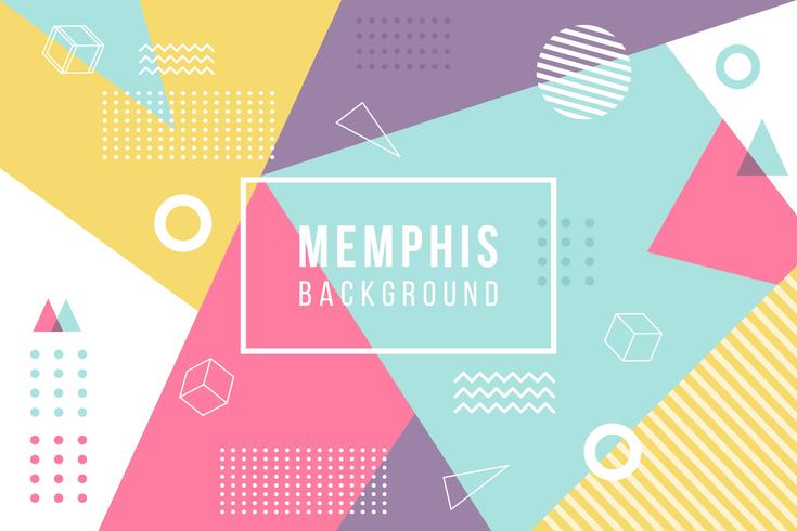 Memphis Background vector