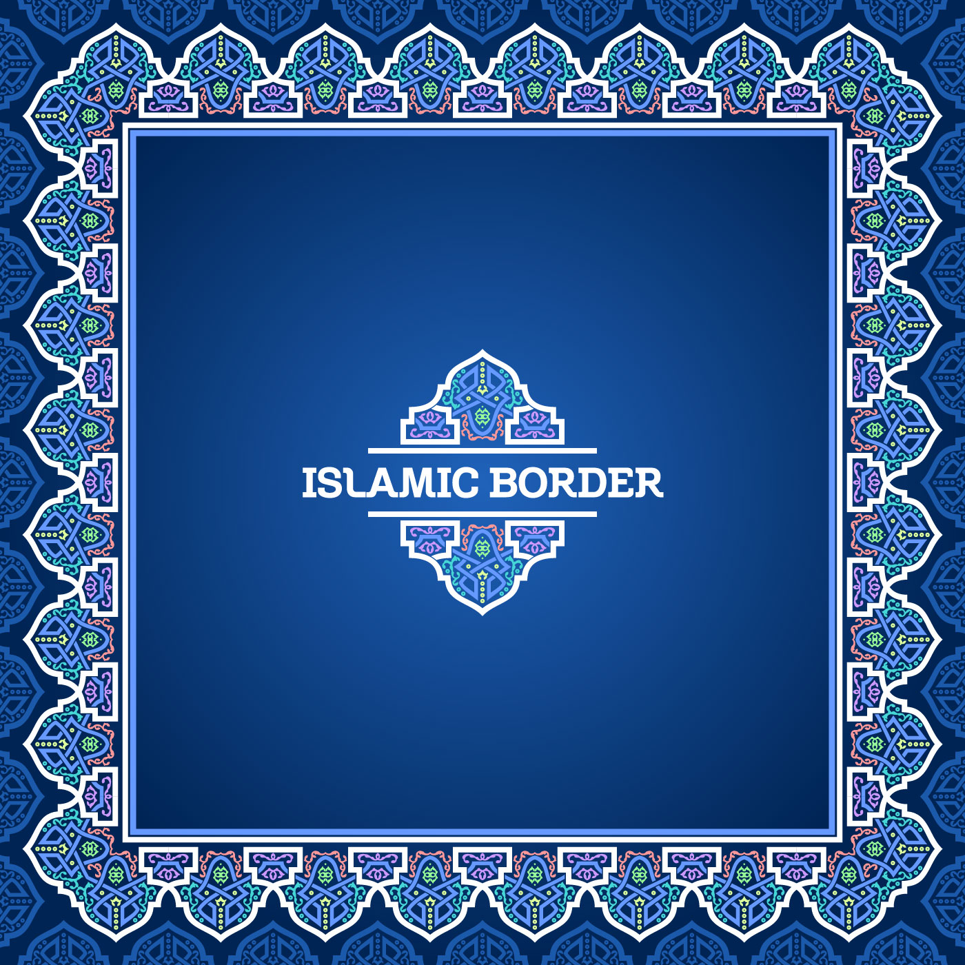 Turkish Islamic  Border Vector Download Free Vectors 