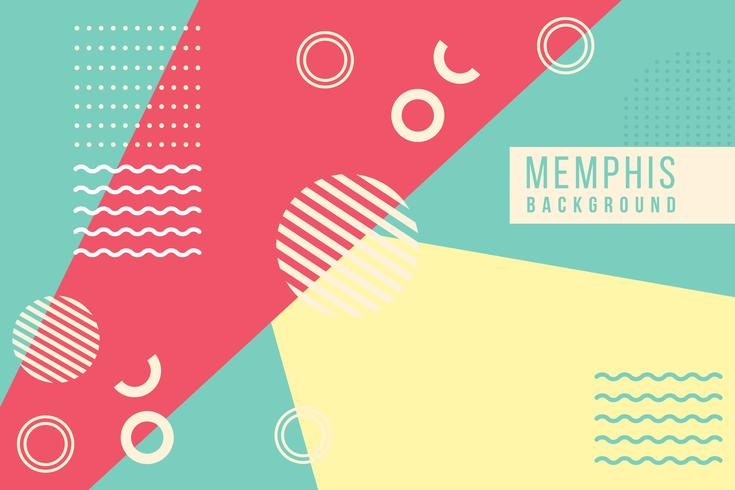 Memphis Background vector