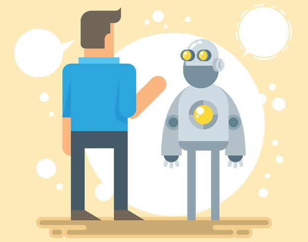 Ai Robot Illustration vector