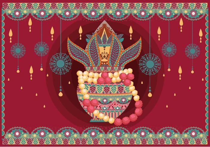 Kalash Illustration Pattern Vector