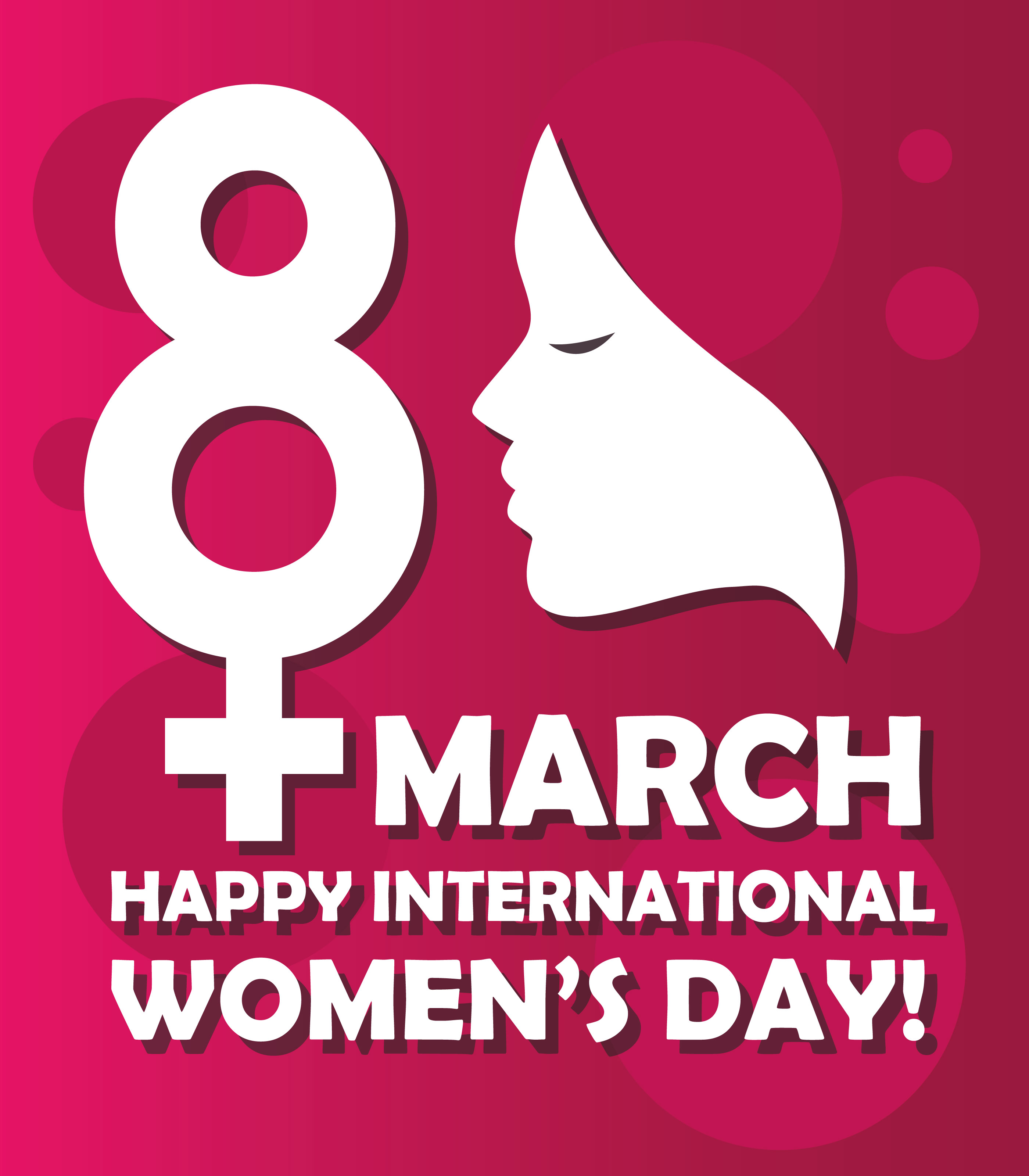 Happy International Women's Day - Download Free Vectors ...