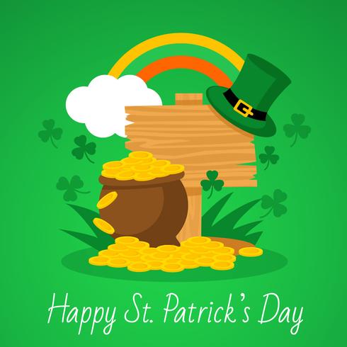 Vector de feliz día de San Patricio