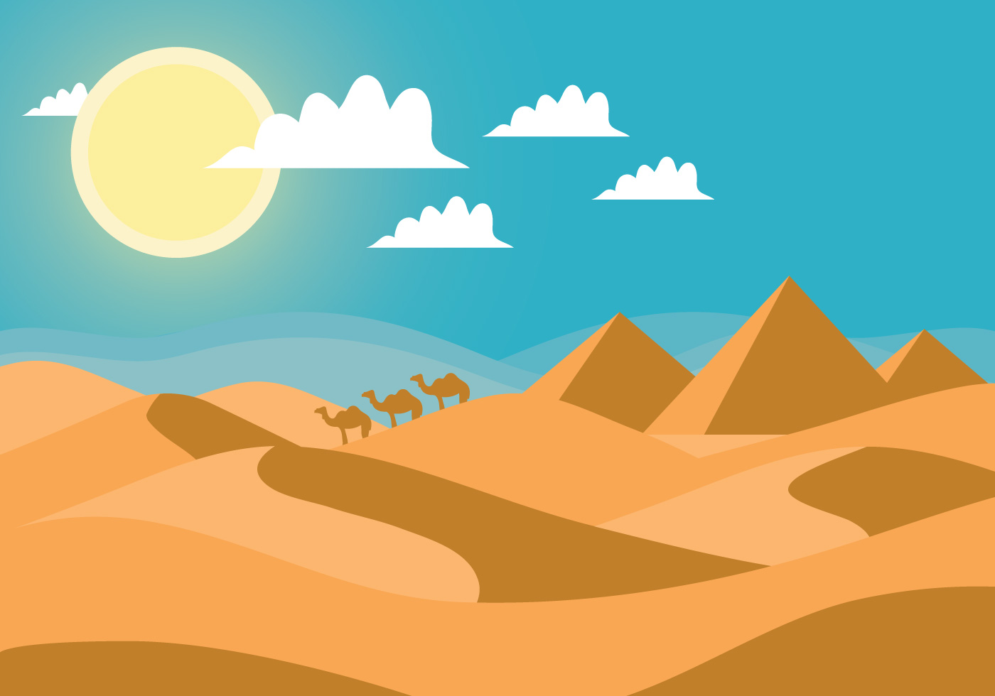 Desert Sand Free Vector Art - (968 Free Downloads)