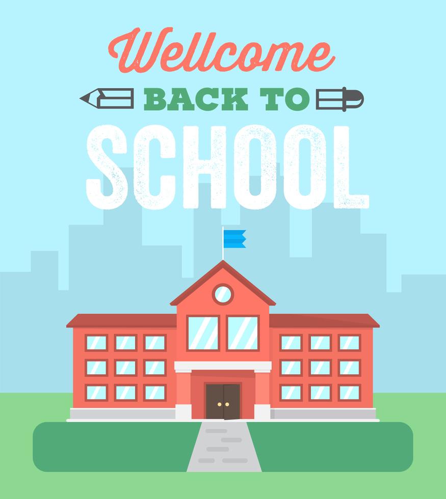 Flat School 192765 Vector Art at Vecteezy