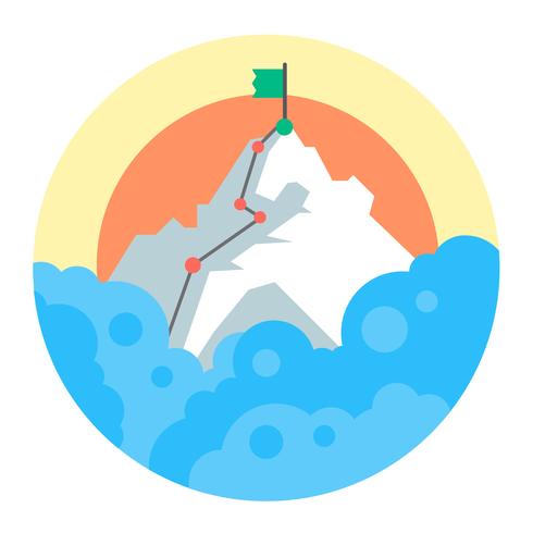 el Monte Everest vector