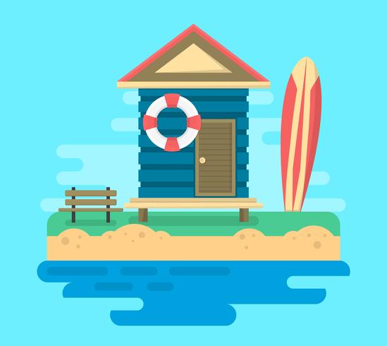 Beach House vector