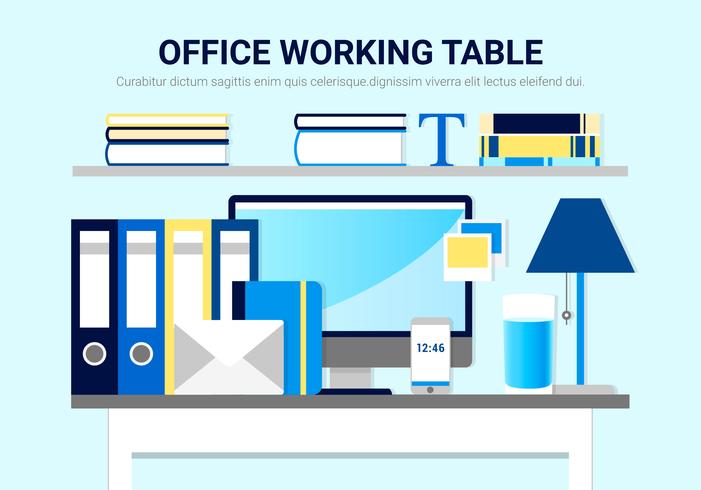 Mesa de trabajo de Vector Office