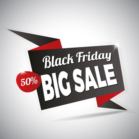 Black Friday Big Sale vector