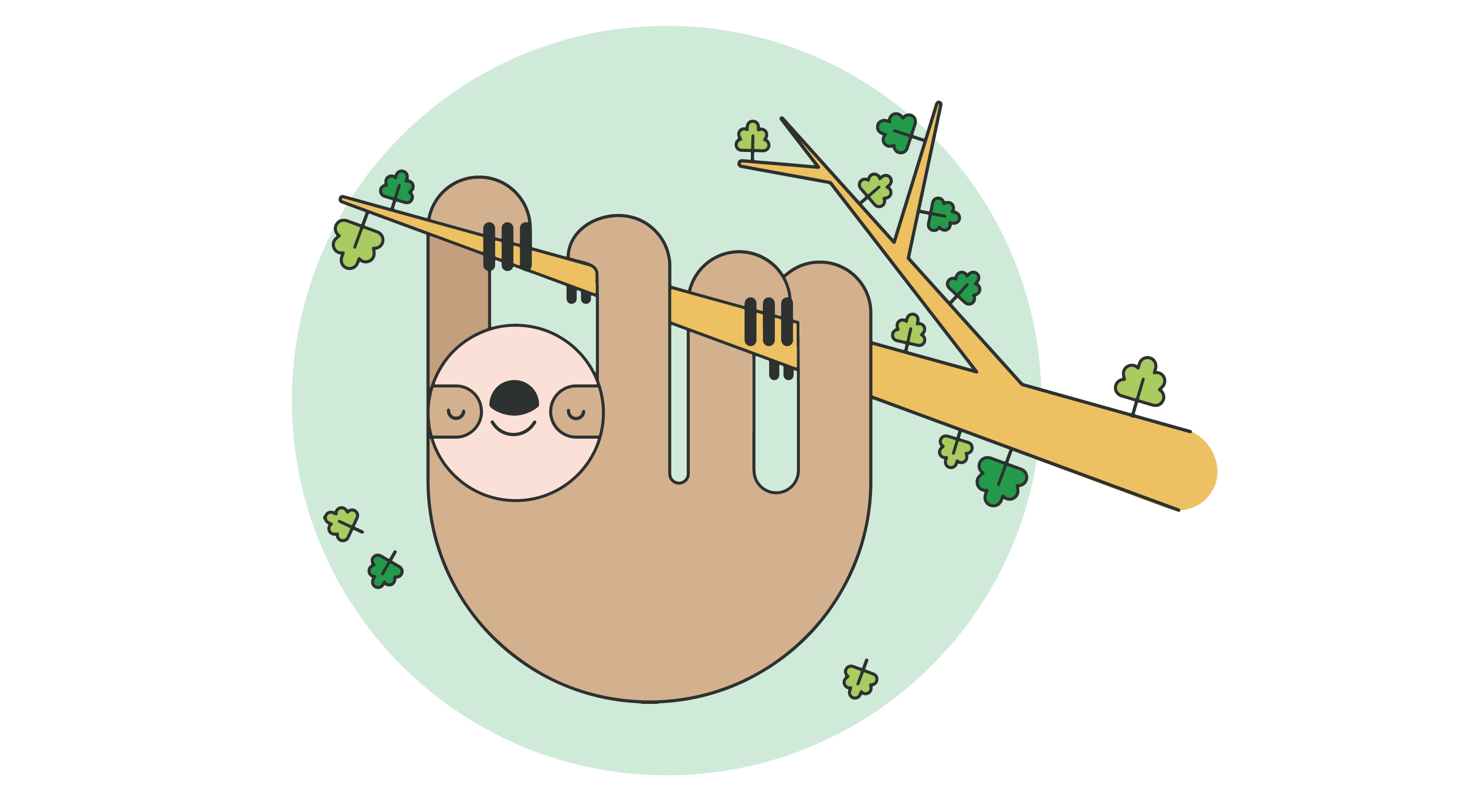 Download Sloth Vector - Download Free Vectors, Clipart Graphics & Vector Art