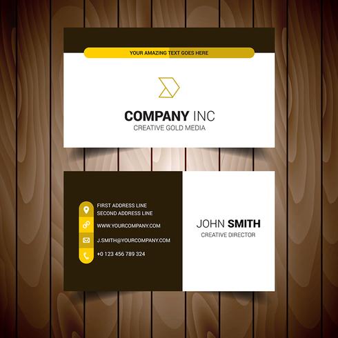 Modern Business Card vector