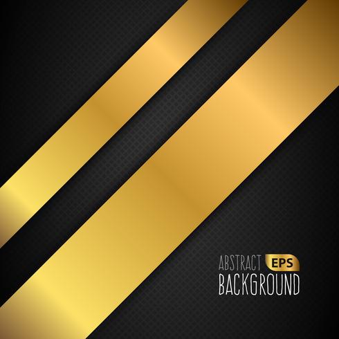 Black And Gold Lined Background vector