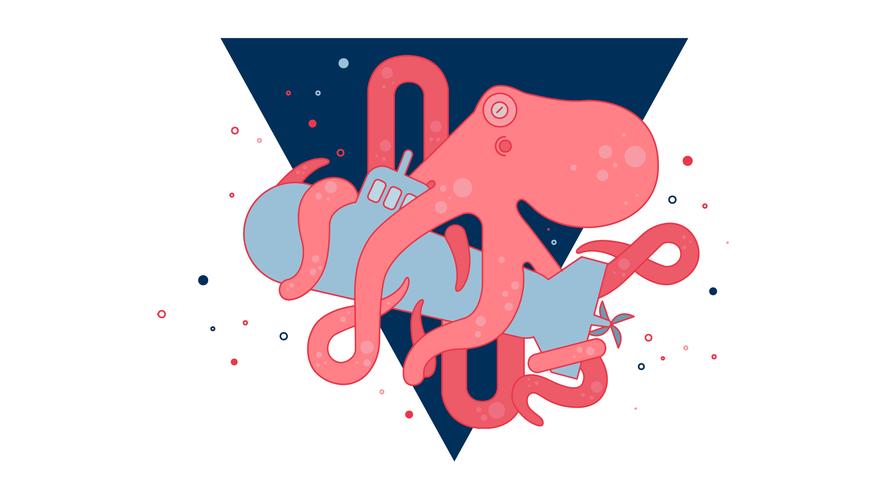 Giant Squid Vector