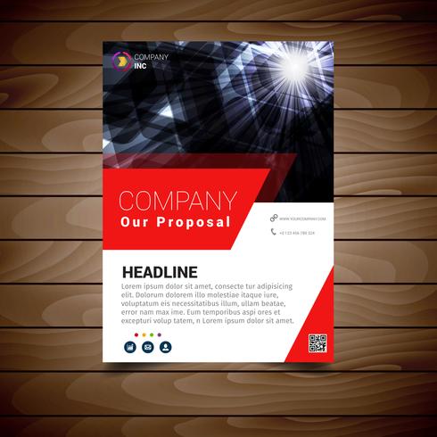 Modern Brochure Design Template vector