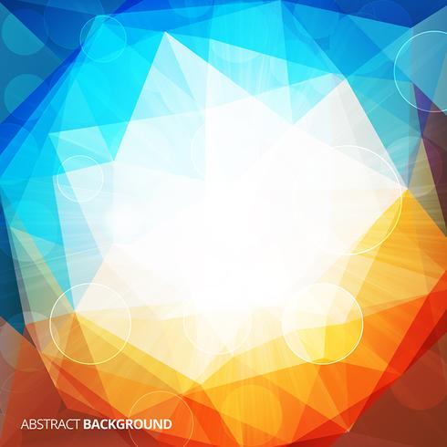 Circular Triangle Explosive Background vector