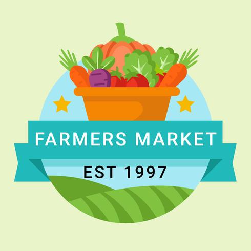 Farmers Market Logo Vector