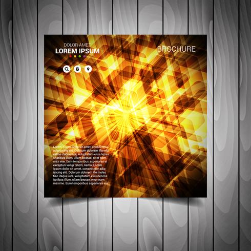 Abstract Light Business Flyer Template vector