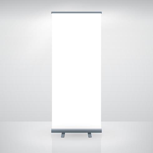 Blank Roll Up vector