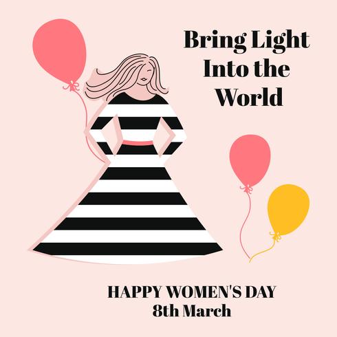 Happy Women's Day Vector